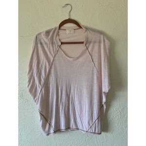 T.La Anthropologie Rose Tee